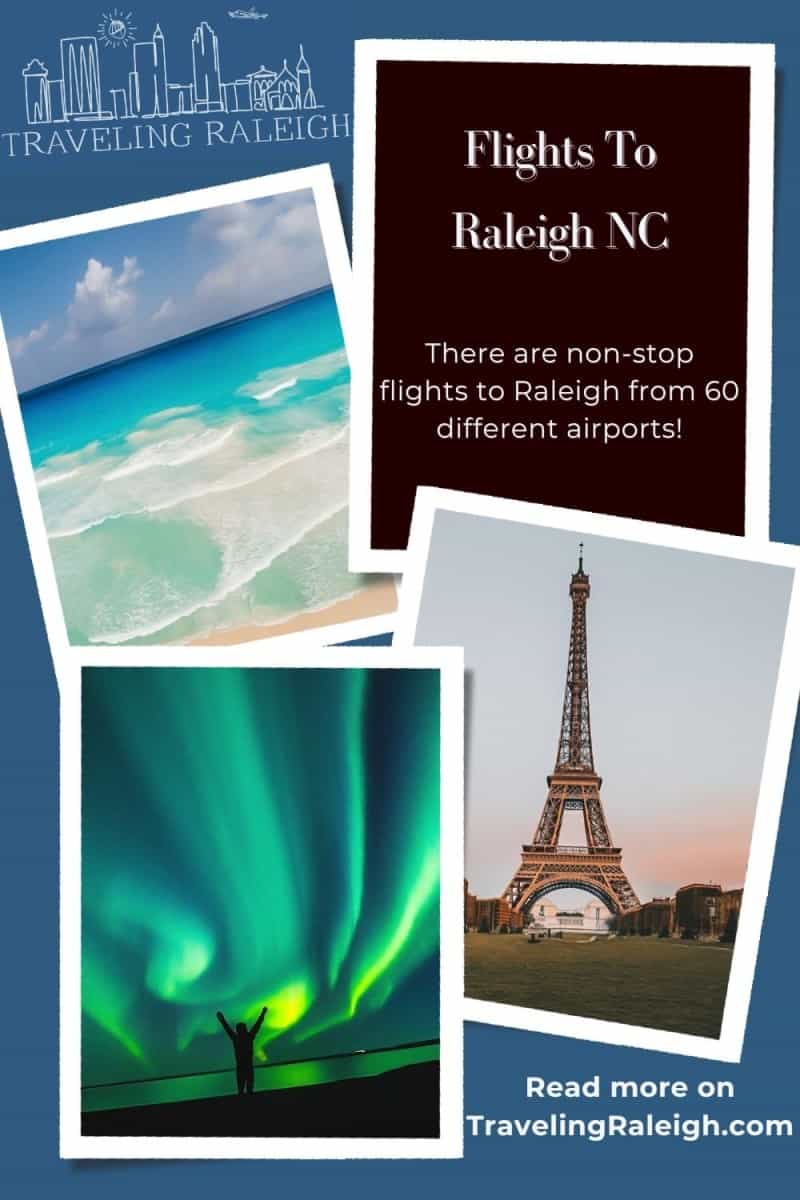 Save Post to Pinterest - Direct Flights to Raleigh NC