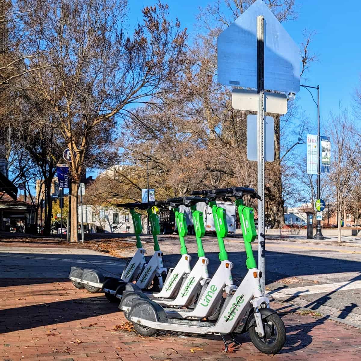 Lime e-scooters